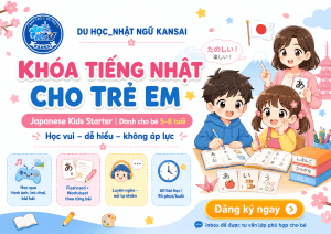 khóa tiếng nhật cho trẻ em
